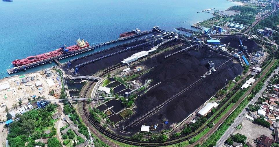 Coal terminal and stockpile